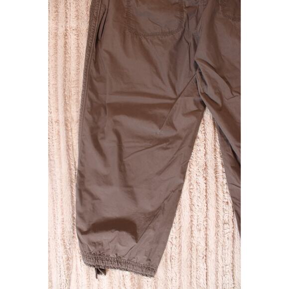 Calvin Klein Performance Dry Athletic Cargo Capri Pants- Women's Large Brown - Picture 9 of 11